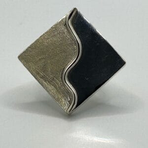 Bague Argent (Cuadrado sat)