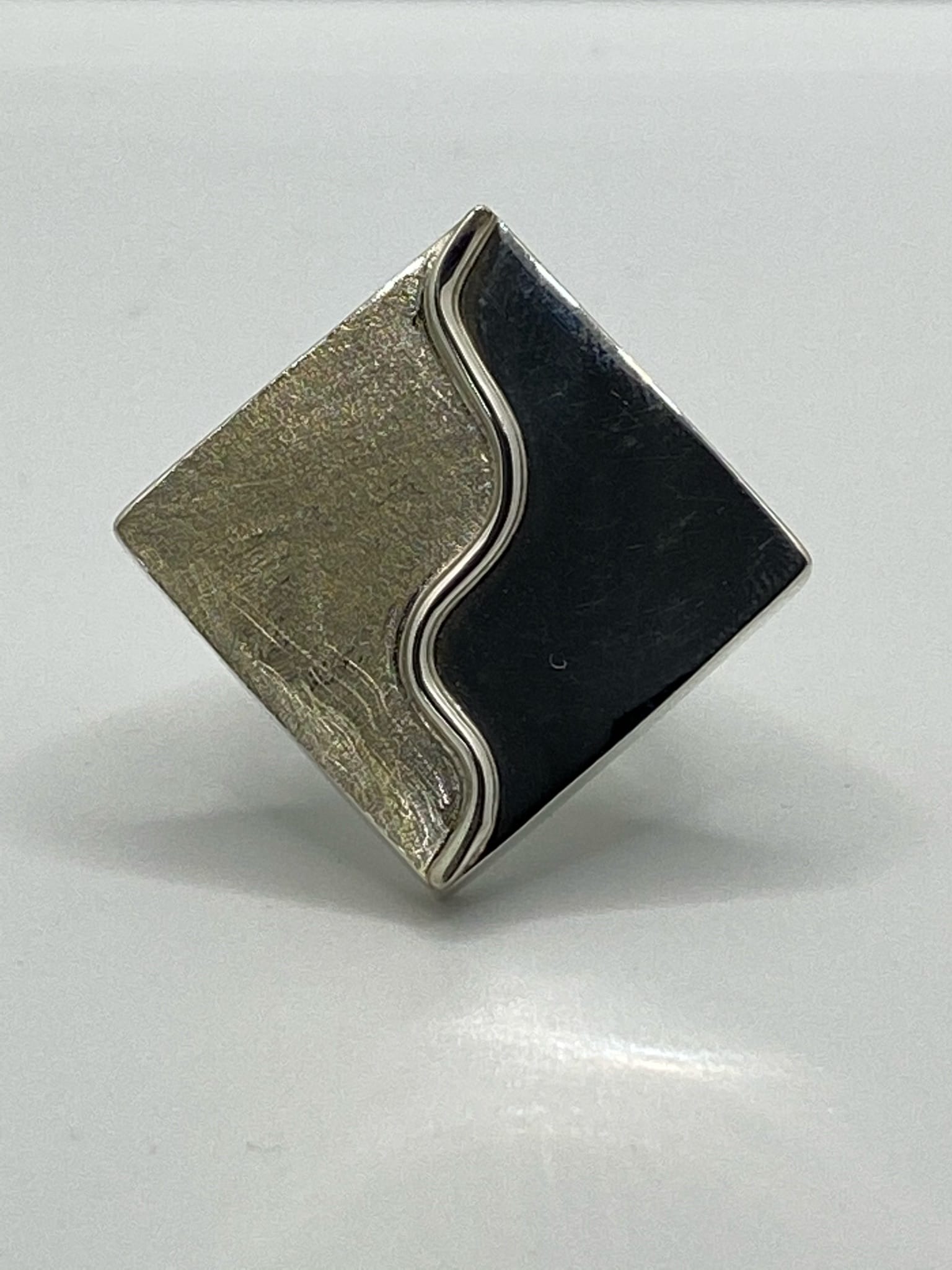 Bague Argent (Cuadrado sat)