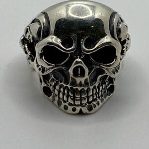 Bague argent Crâne L