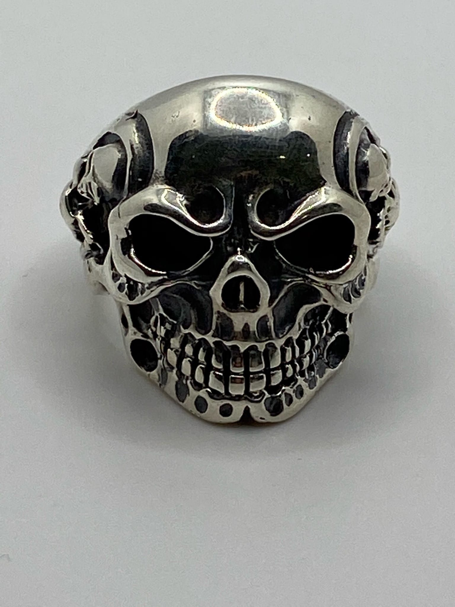 Bague argent Crâne L