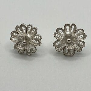 Boucles d'oreilles clous fil