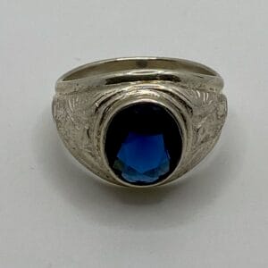 Bague argent Grand zircon aigle