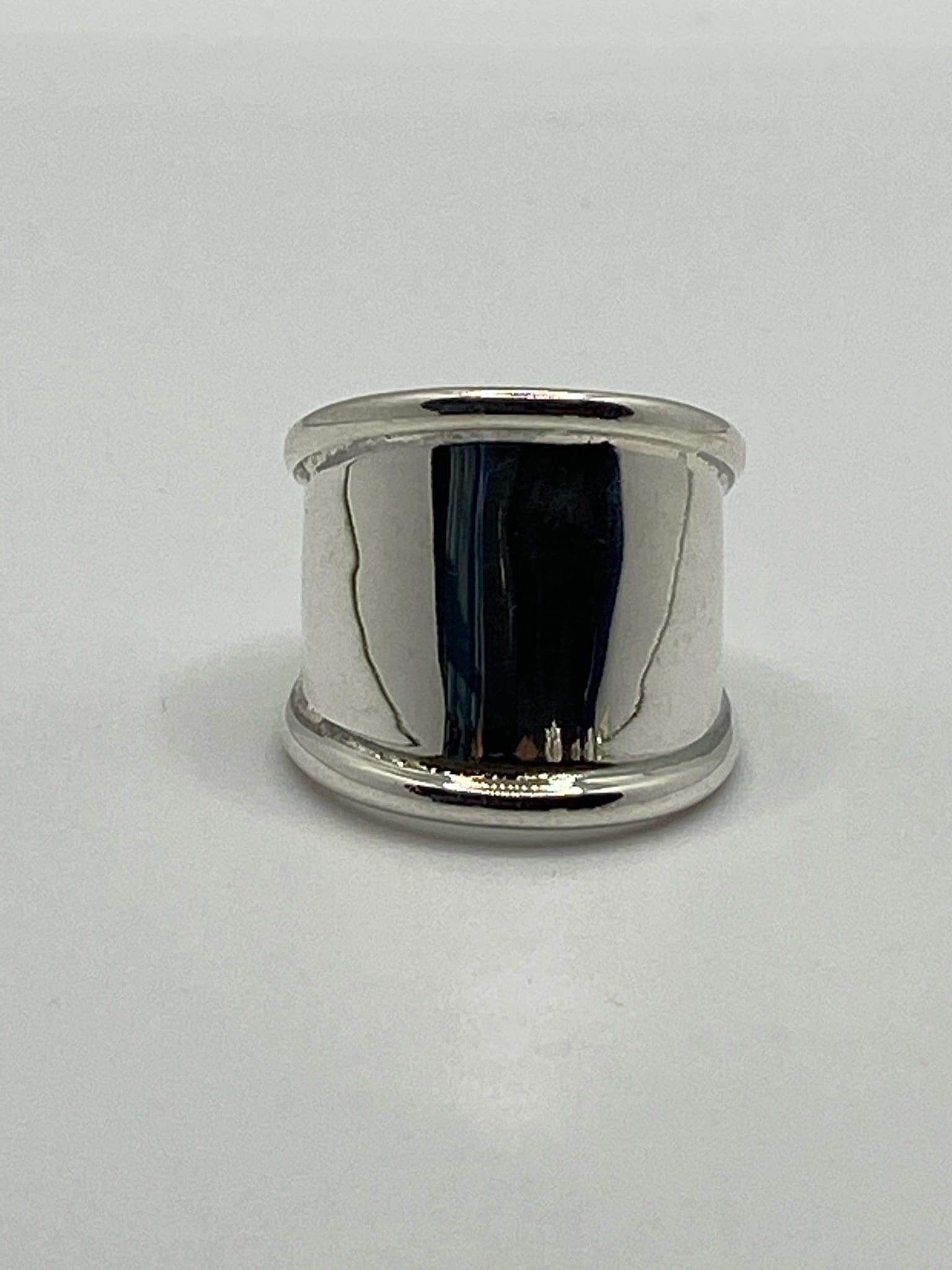 Bague Argent Ancho Bord/Lizo