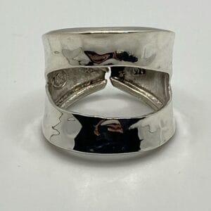 Bague Argent Mart/hueco