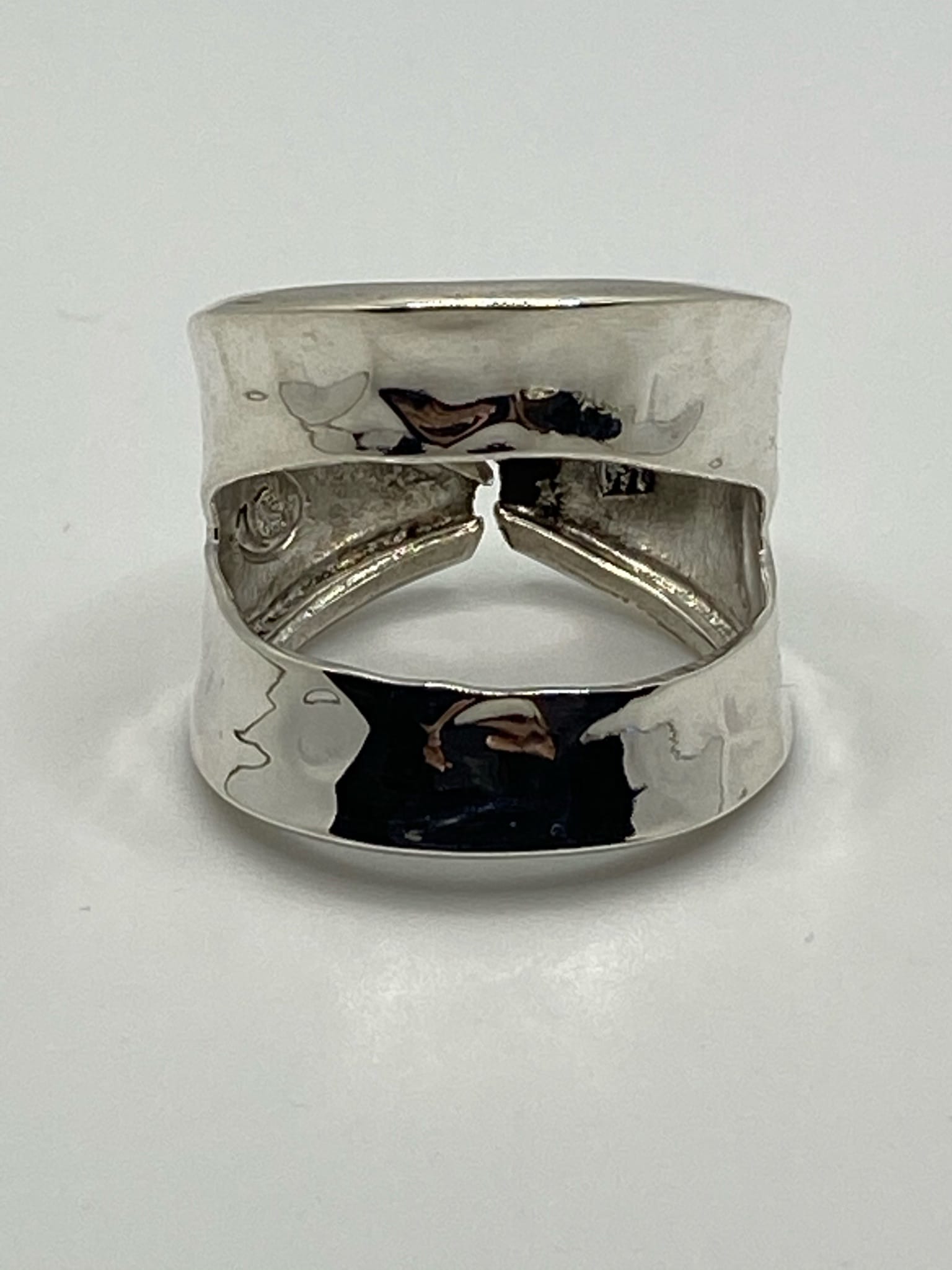Bague Argent Mart/hueco