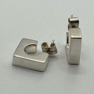 Boucles d'oreilles carré