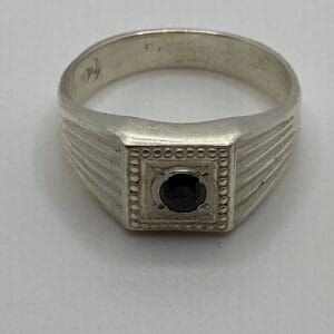 Bague argent Petit zircon