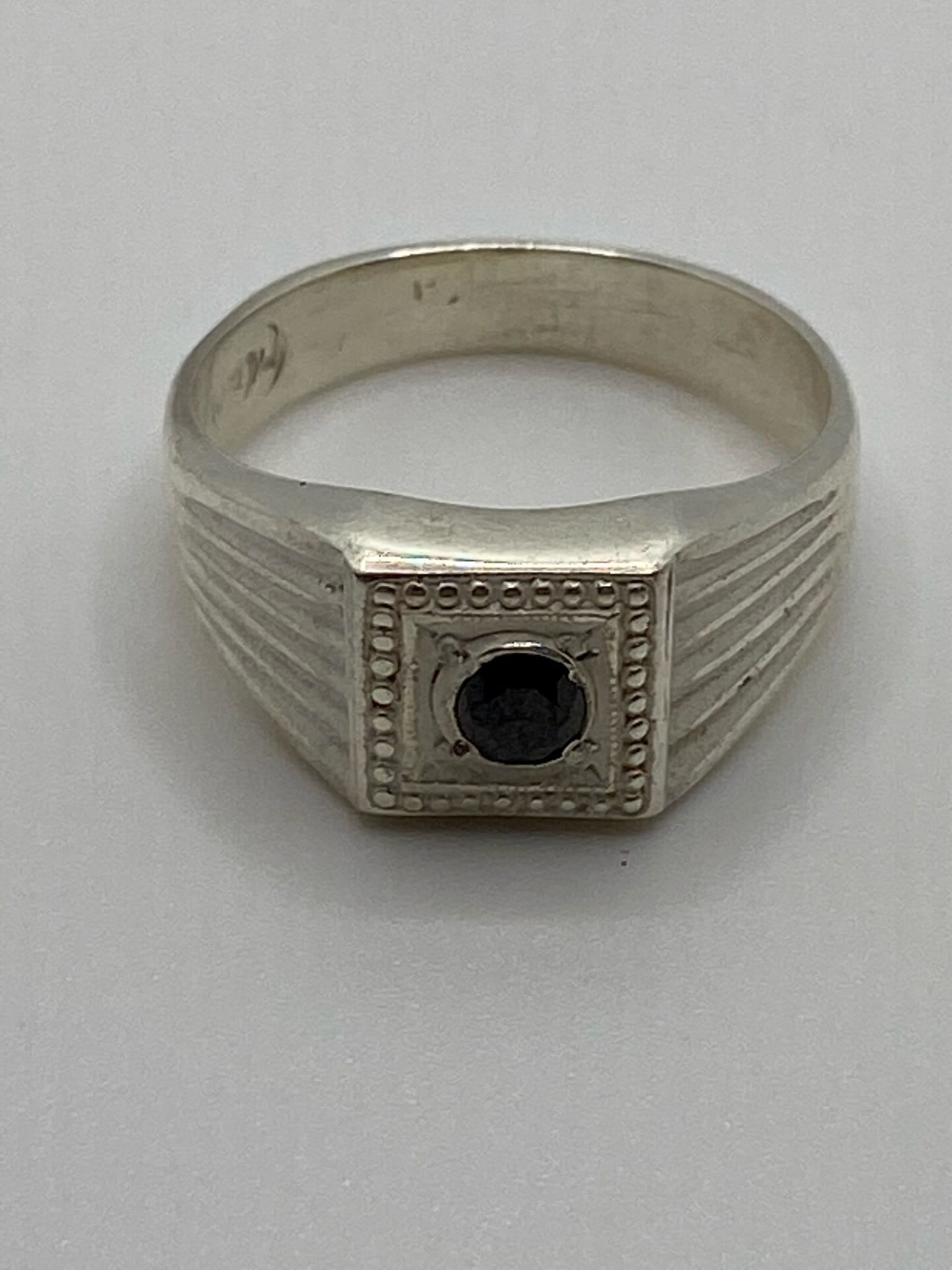 Bague argent Petit zircon