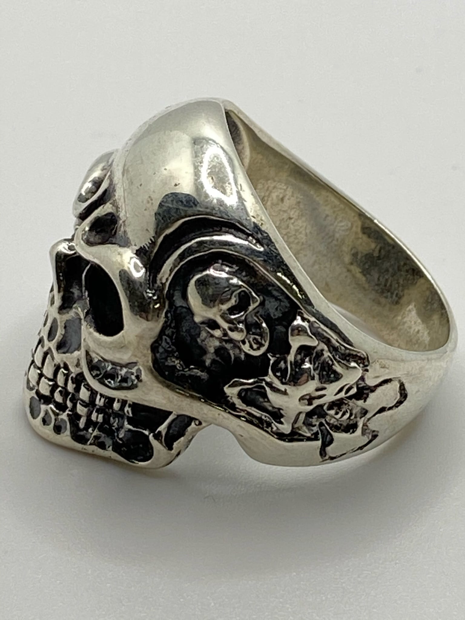 Bague argent Crâne L – Image 2