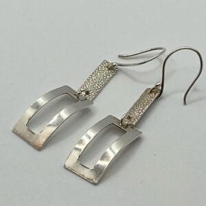 Boucles d'oreilles rect stri SL