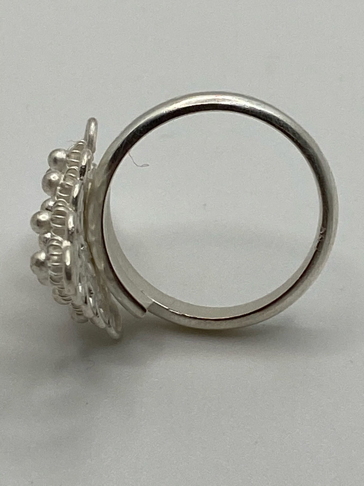 Bague Argent Losange fil – Image 2