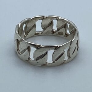 Bague argent Maille