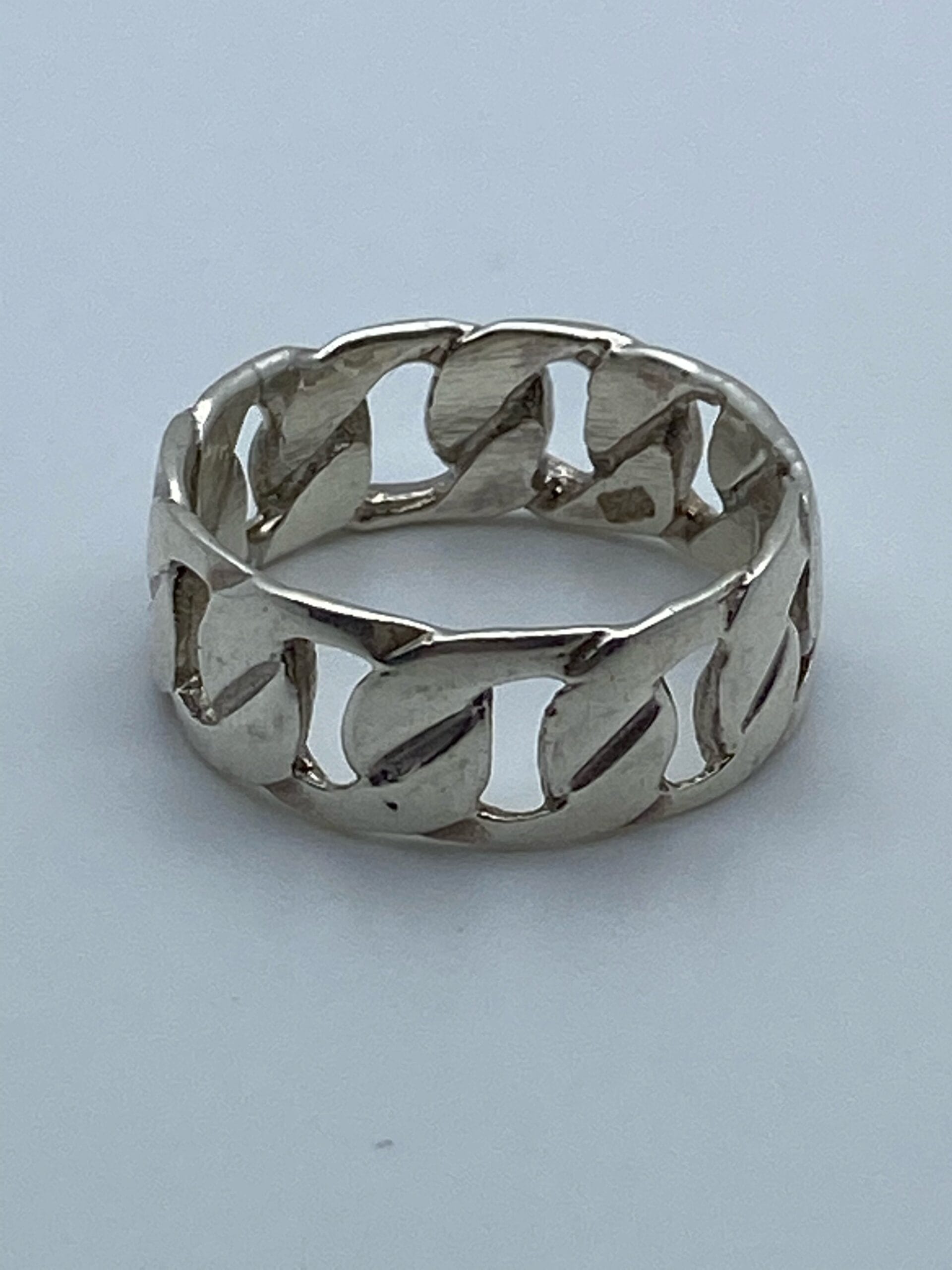 Bague argent Maille
