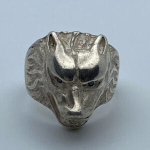 Bague argent Loup